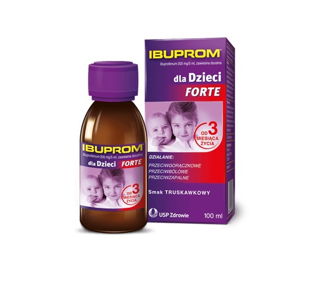 Ibuprom Dla Dzieci Forte Zaw 0 2g 5ml 100 Sanfarma